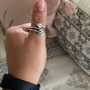Arrow and Heart Ring
